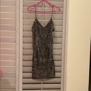 Adrianna Papell Sequin Mini Dress